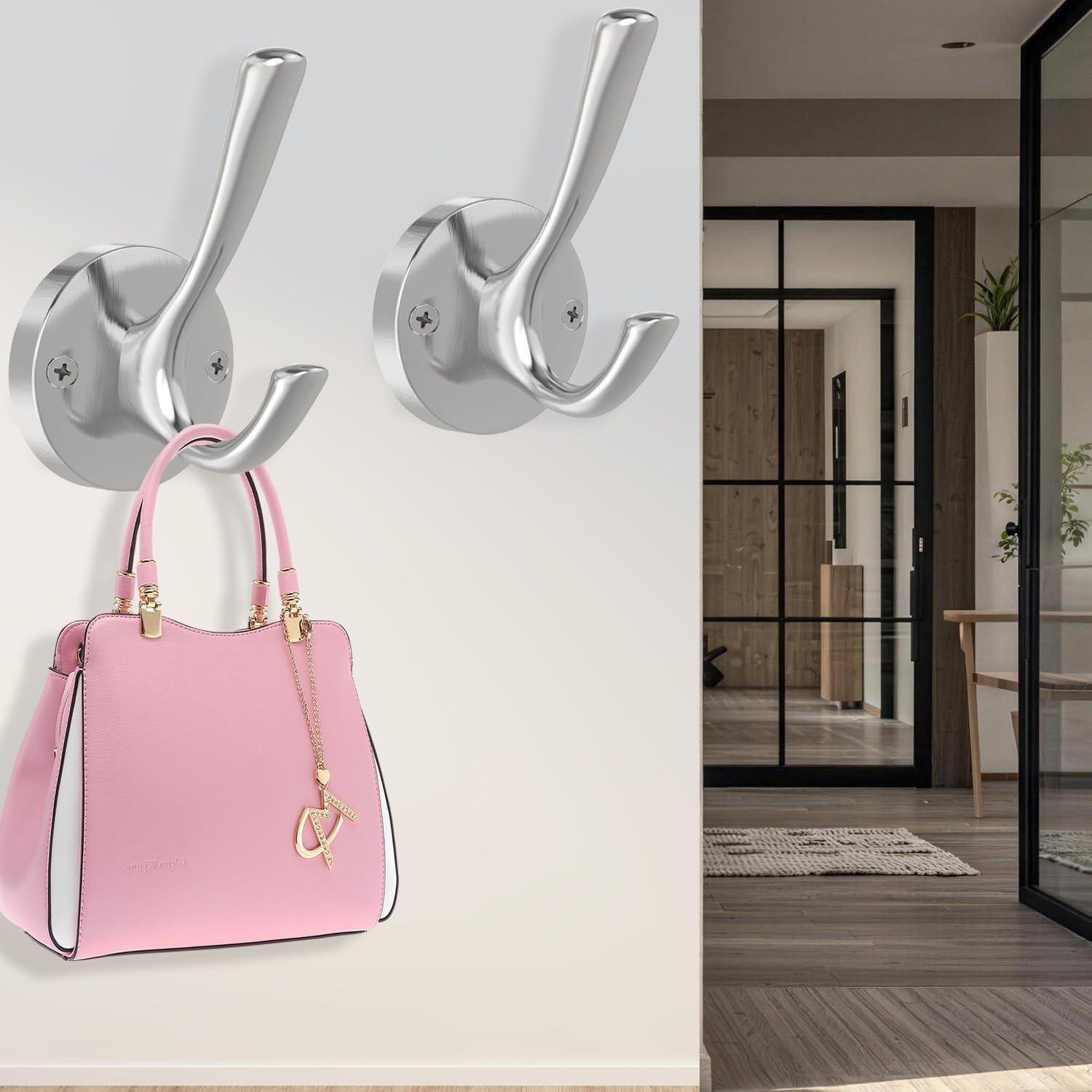 Product specs: base diameter and hook size for planning layouts