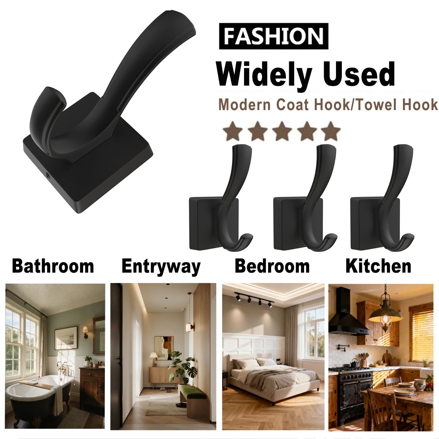 TOFIIGREM hidden-screws installation for clean, discreet look