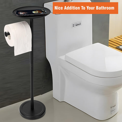 The 26-inch height of the ToFix holder provides easy access from the toilet or sink.