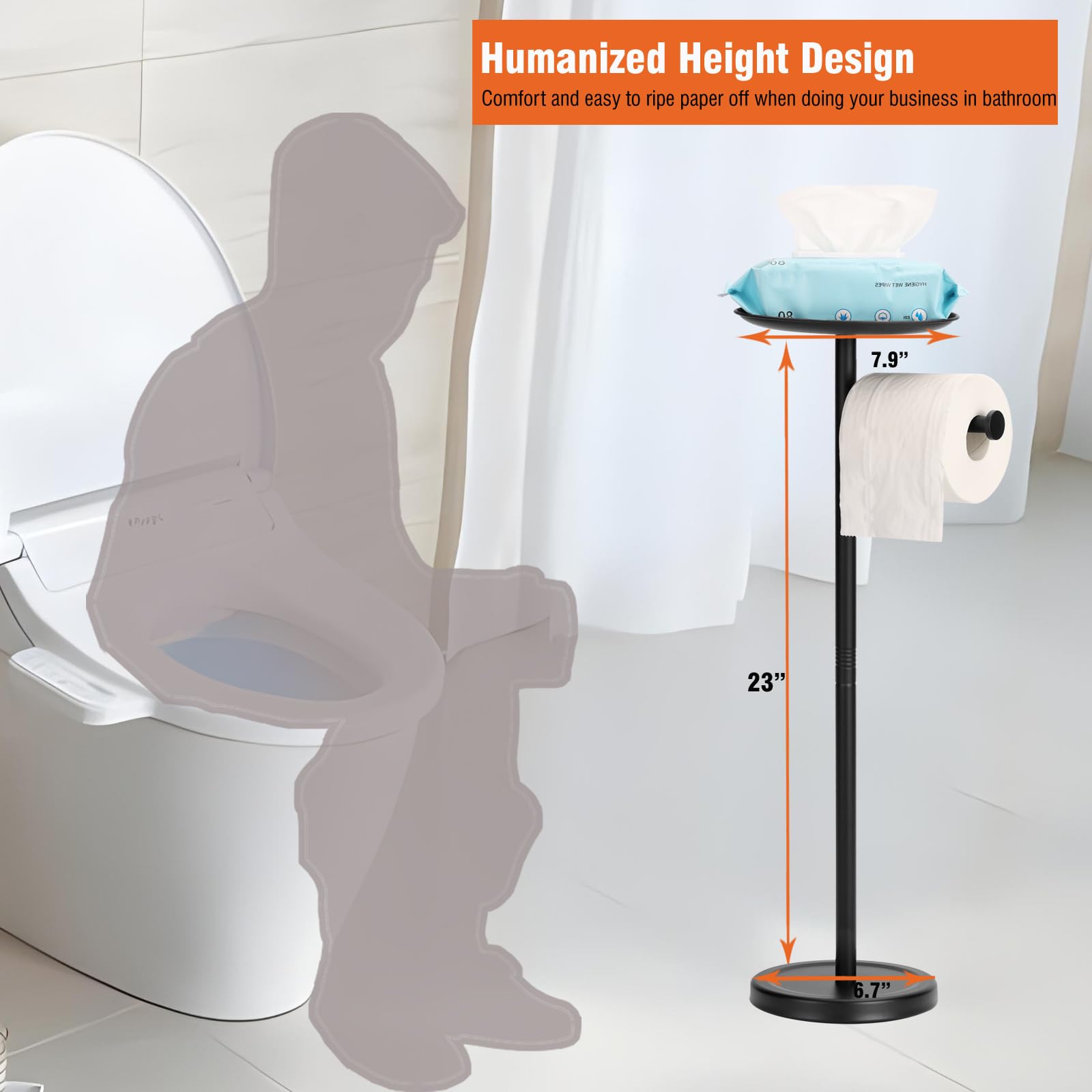 Felt pads on the ToFix holder protect floors and add stability on slippery surfaces.