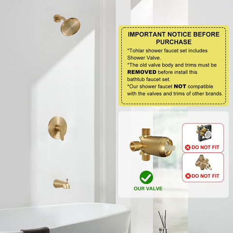 Tohlar tub spout with diverter enabling quick tub fills