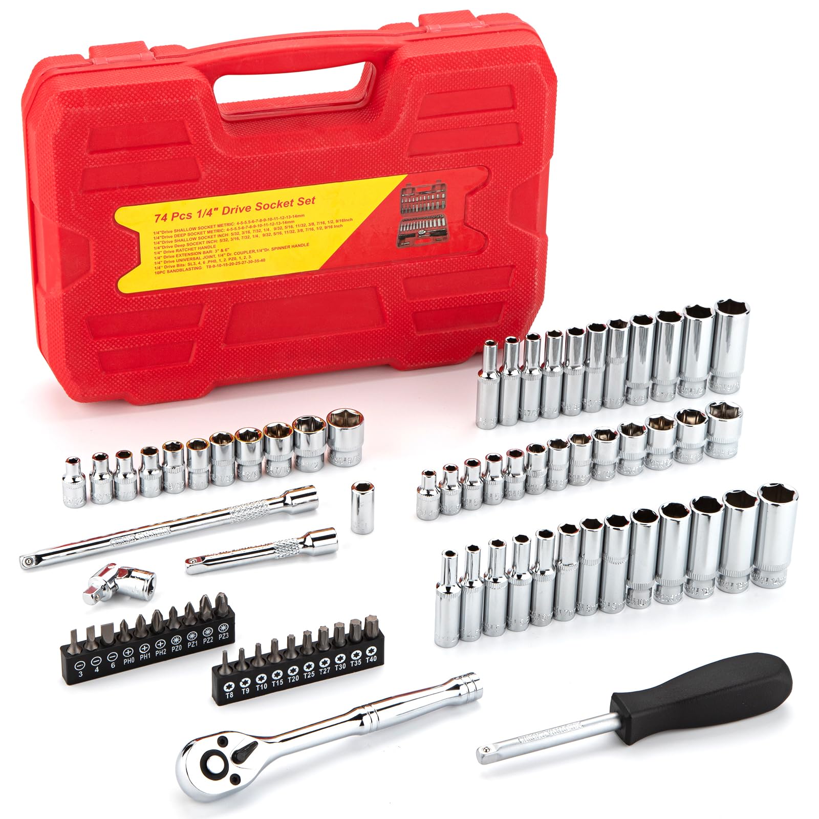 TOHOME spinner handle offers extra leverage during fastener work.