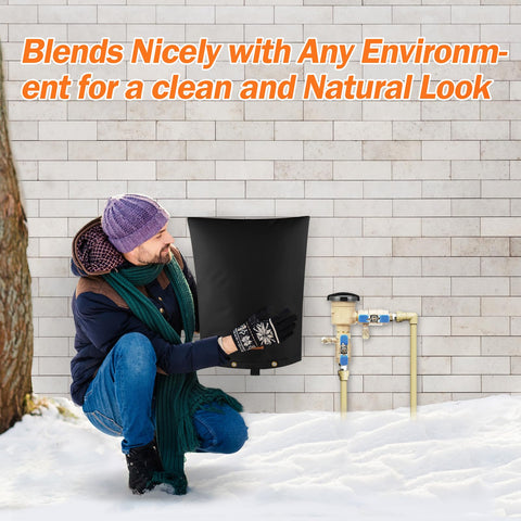 TOHONFOO pipe insulation cover uses five layers to resist freezing.