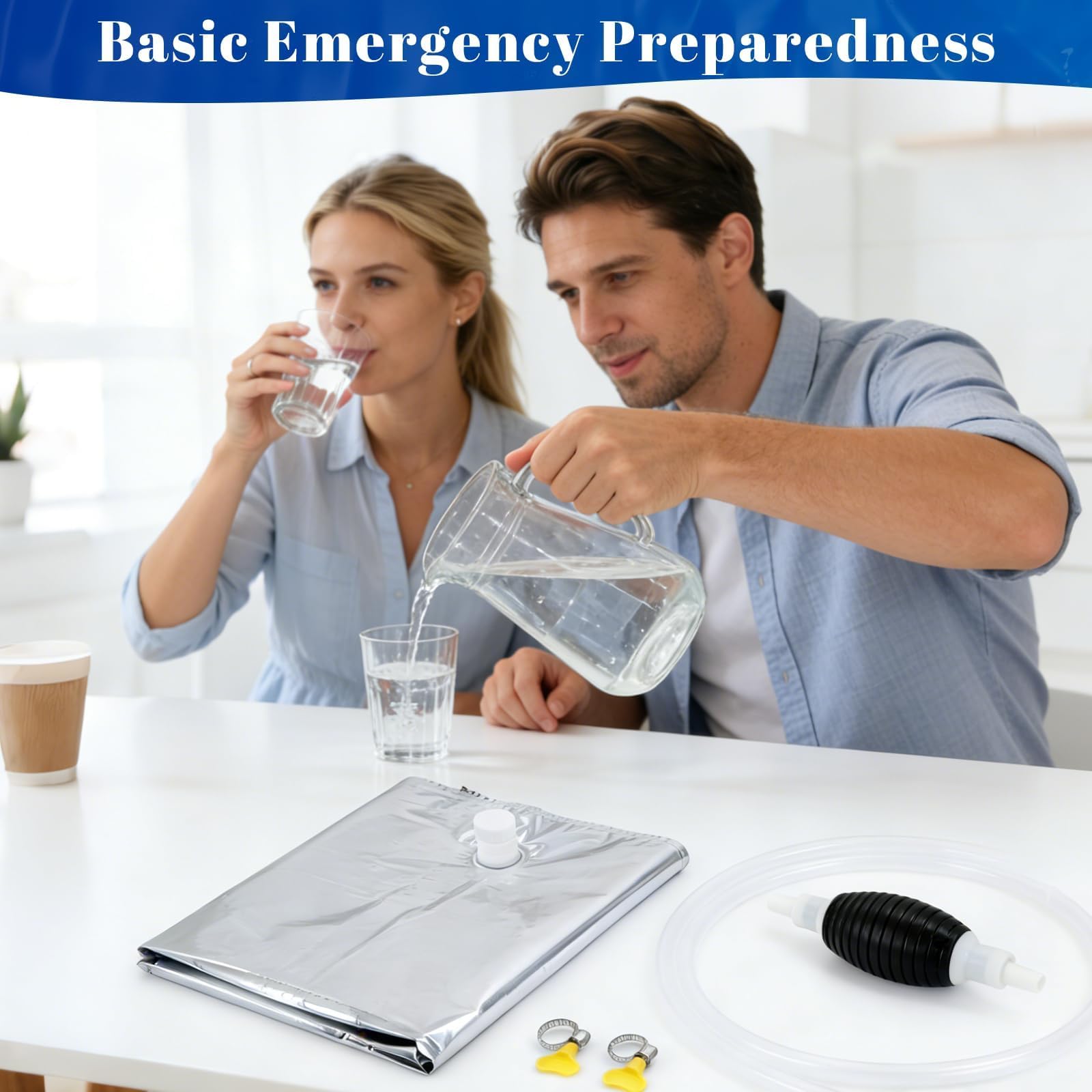 TOHONGADON hurricane-prep kit illustrates family readiness and practical water security.