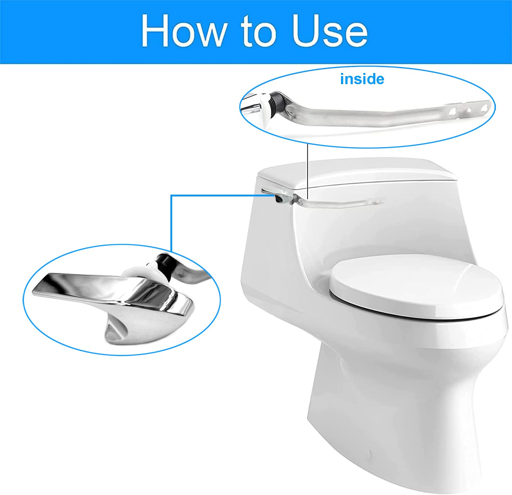 Three-hole installation option simplifies quick do-it-yourself upgrades.