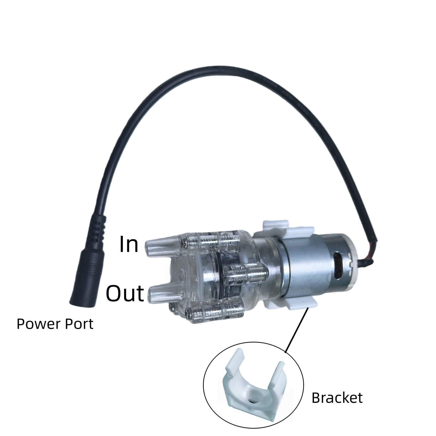 Tokatuker 13ft silicone tube connected to pump
