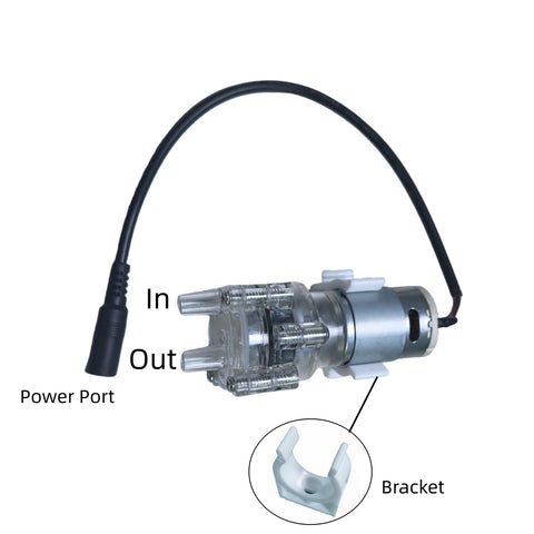 Tokatuker 13ft silicone tube connected to pump
