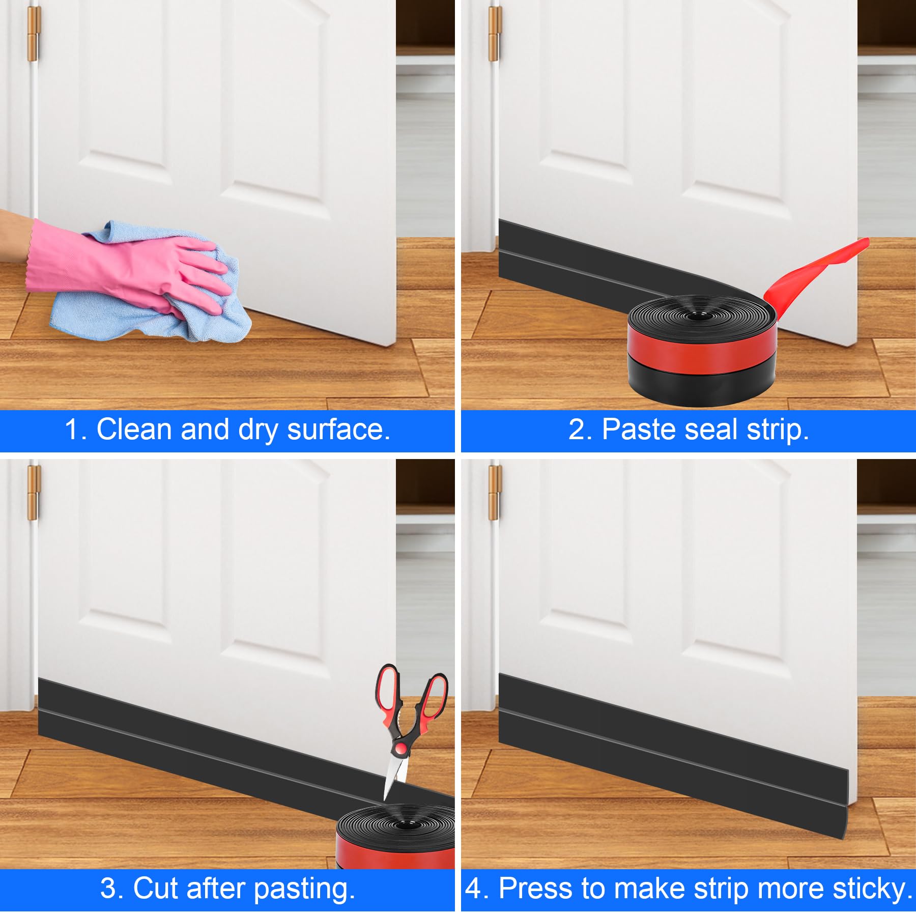 ToLanbbt 2mm-thick seal offers a tighter barrier against drafts.