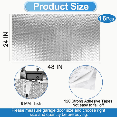 ToLanbbt double bubble foil panels 24x48 block heat and glare