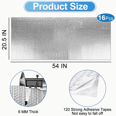 ToLanbbt double-bubble foil panels reflect heat to keep spaces cooler.