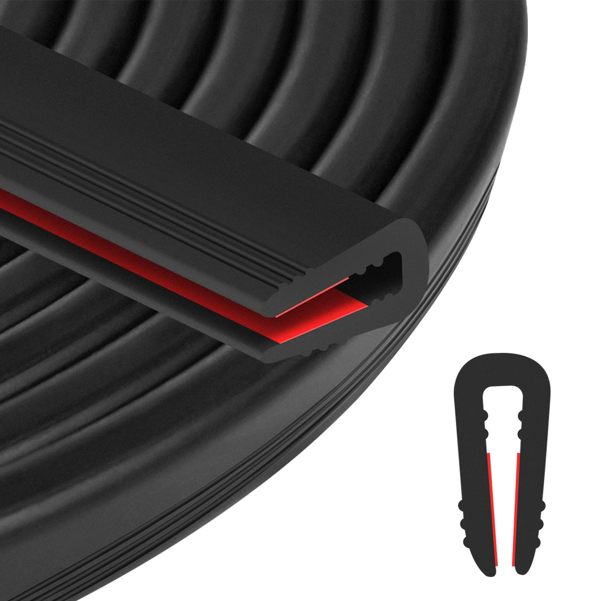 ToLanbbt edge trim U-channel 1/8 inch guards sheet metal edges with a clean finish.