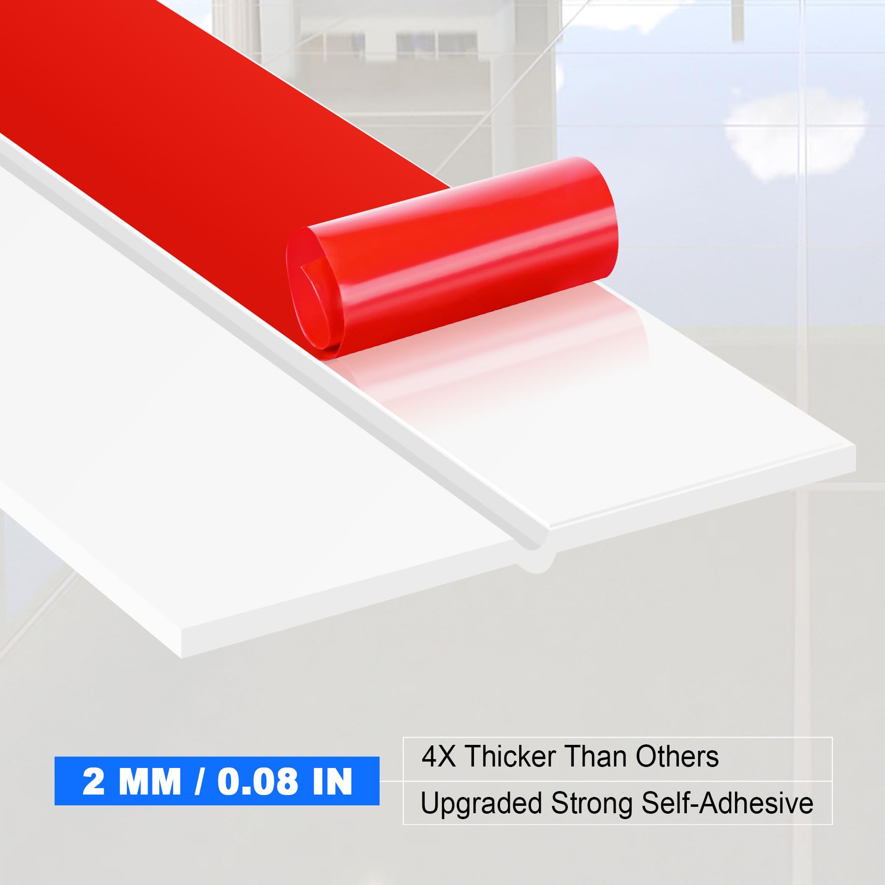 ToLanbbt silicone door seal blocks wind and dust at doors.