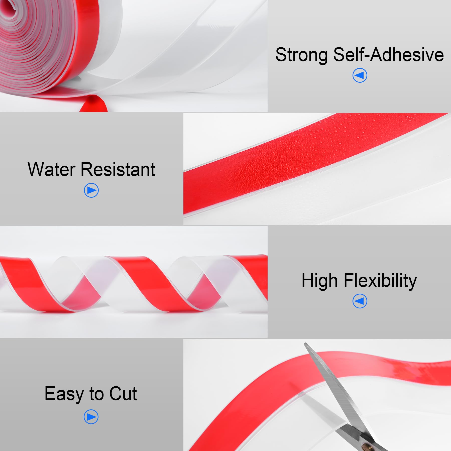 ToLanbbt sliding door seal silicone strip, 3in x 20ft