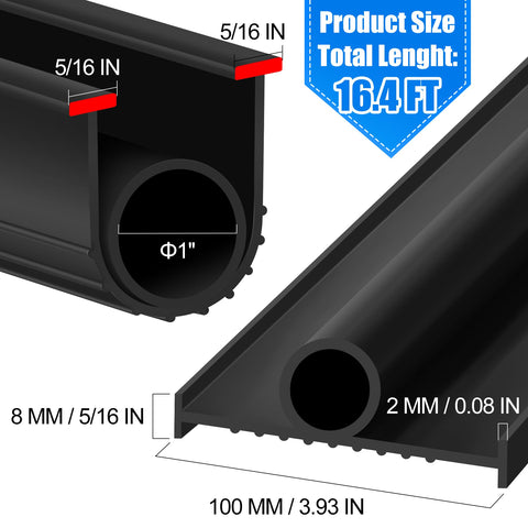 ToLanbbt universal U and O ring seal delivers tight weatherproof fit.