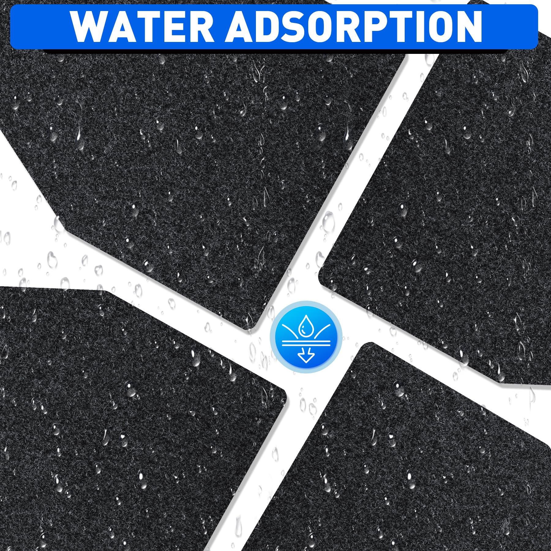 ToLanbbt urinal mats provide slip resistance for busy facilities.