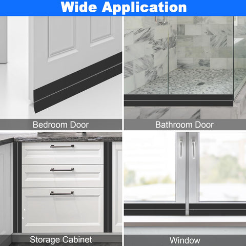 ToLanbbt weather stripping works for doors and windows in homes and offices.