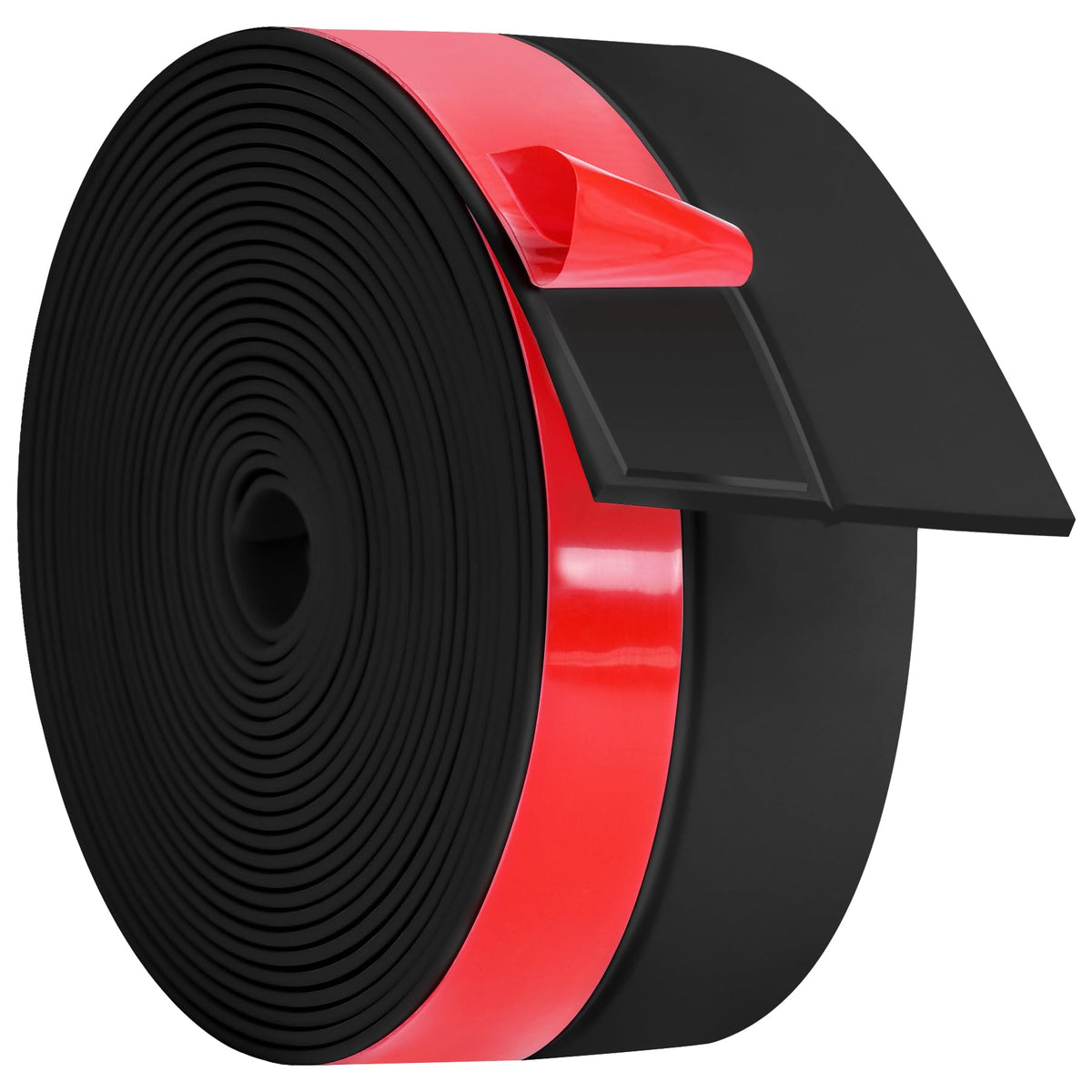 ToLanbbt silicone door seal with 3in width seals the door for draft protection.