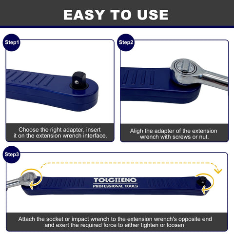 Tolcheno 3/8-to-1/4 adapter for flexible connections.