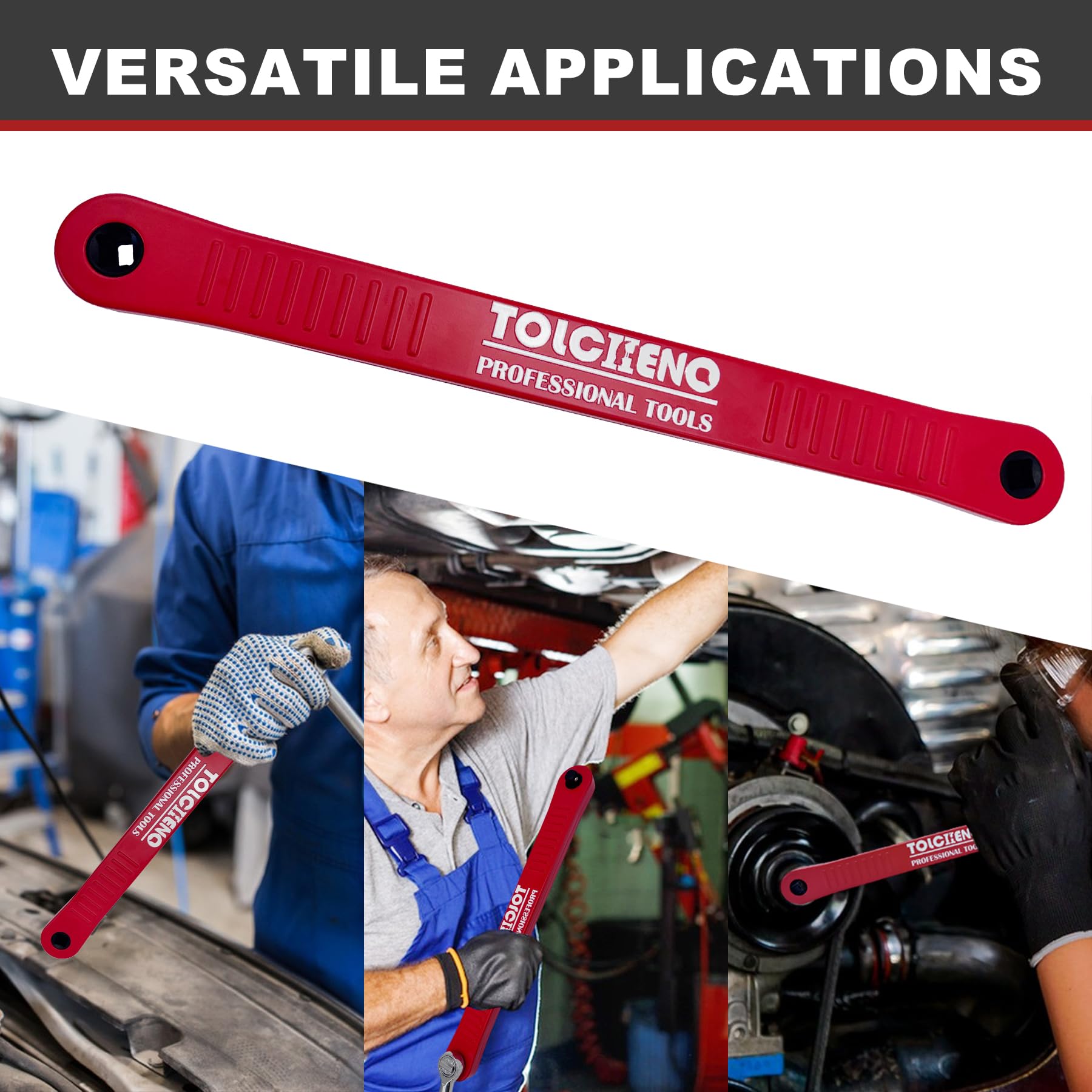 TOLCHENO tool tray keeps the wrench set organized and ready