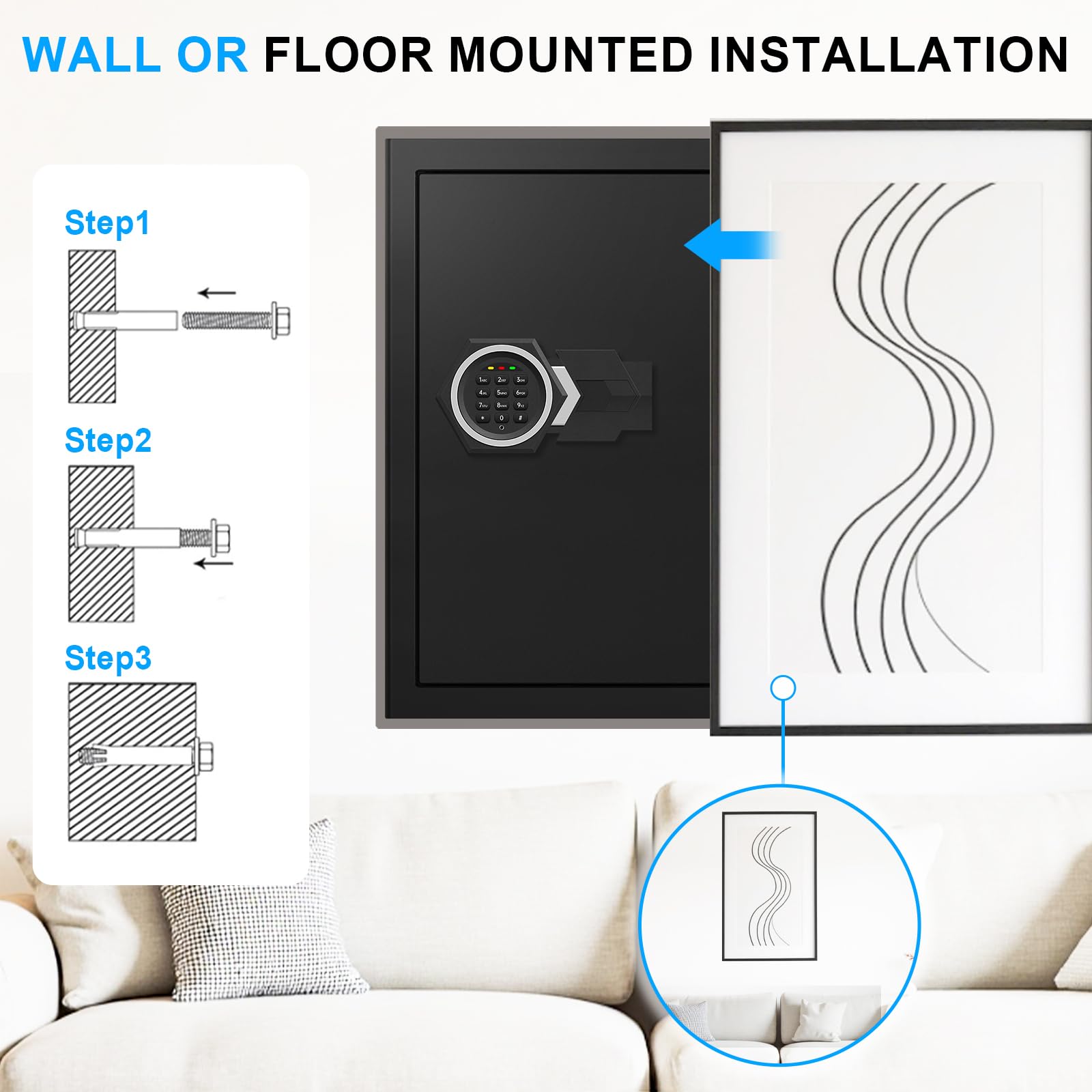 TOLEBLID exterior and interior dimensions provided for space planning.