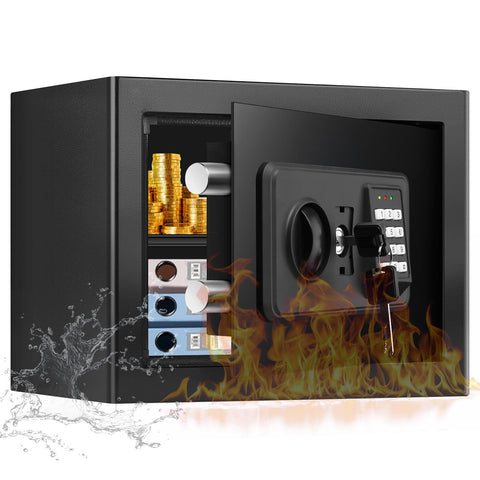 TOLEBLID small home safe with digital keypad secures valuables at home