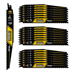 TOLESA 9-inch bi-metal demolition blades for quick cuts through nail-embedded wood