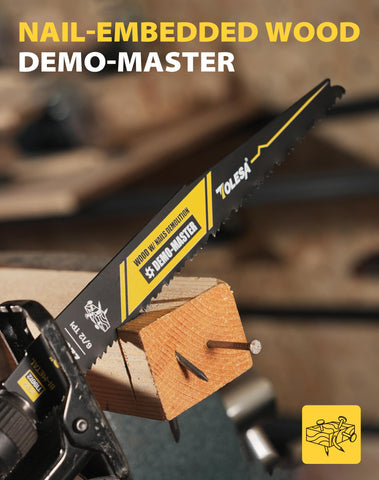 TOLESA high-strength thickened blades extend life and reduce breakage risk