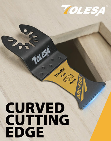 TOLESA blade mounted on a multitool enables controlled, efficient cuts.