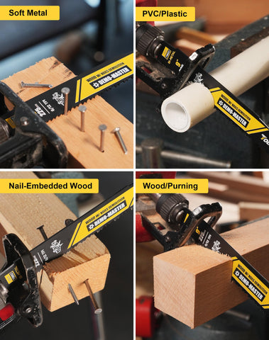 TOLESA wood-plastic-metal demo blades tackle multiple materials in demolition tasks