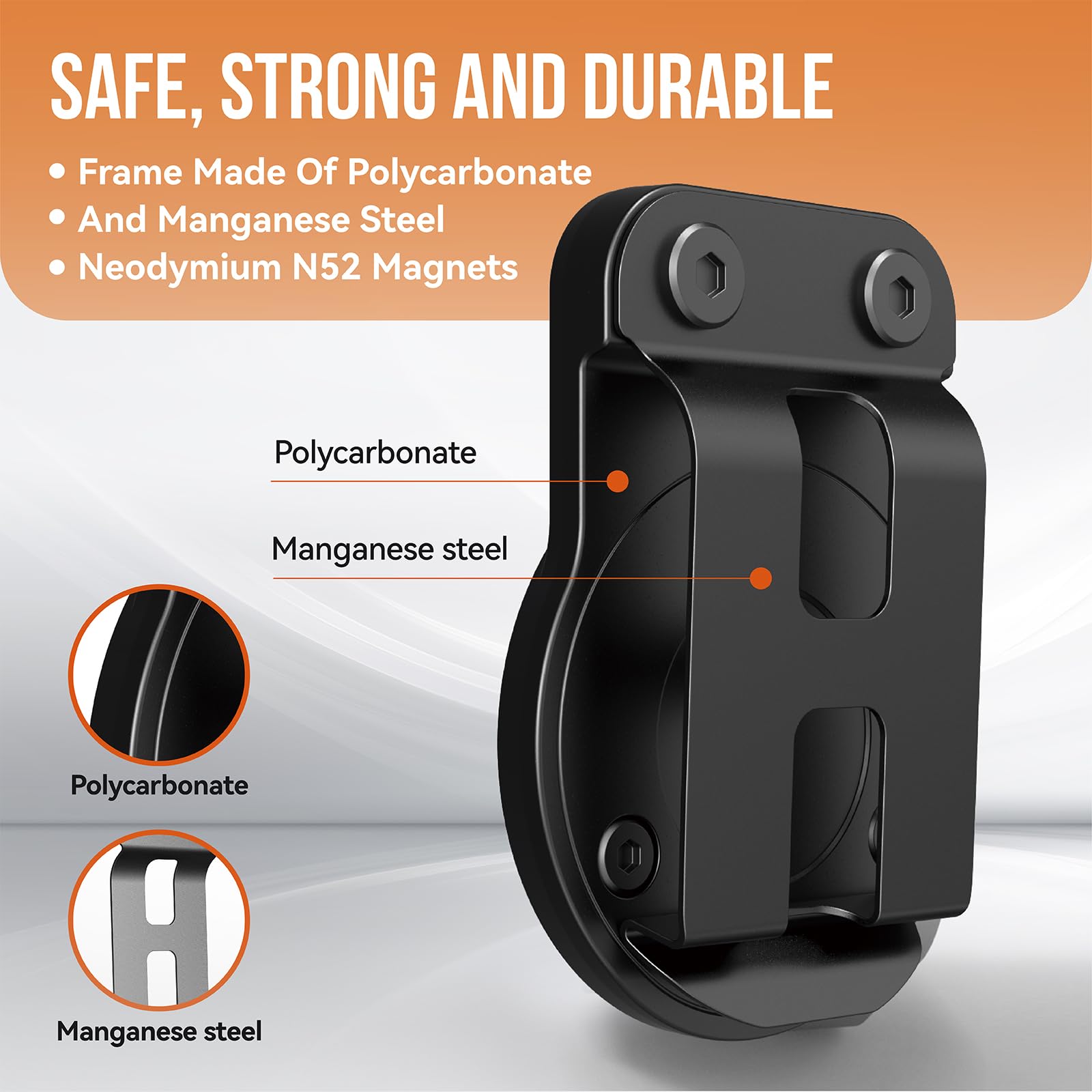 TOLHOLDER compatible with a wide range of steel tools and hardware