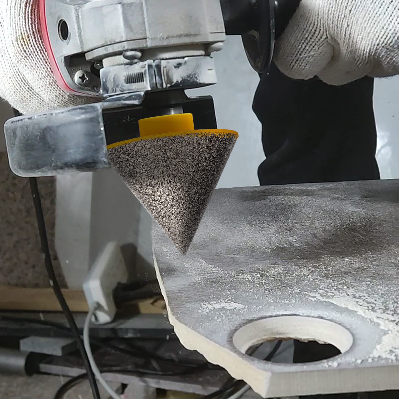TolleSonne beveling bit supports wet or dry use in operation
