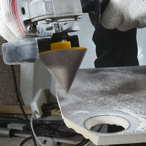 TolleSonne beveling bit supports wet or dry use in operation