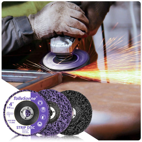 TolleSonne strip disc 4in purple variant offers longer life and faster cutting.