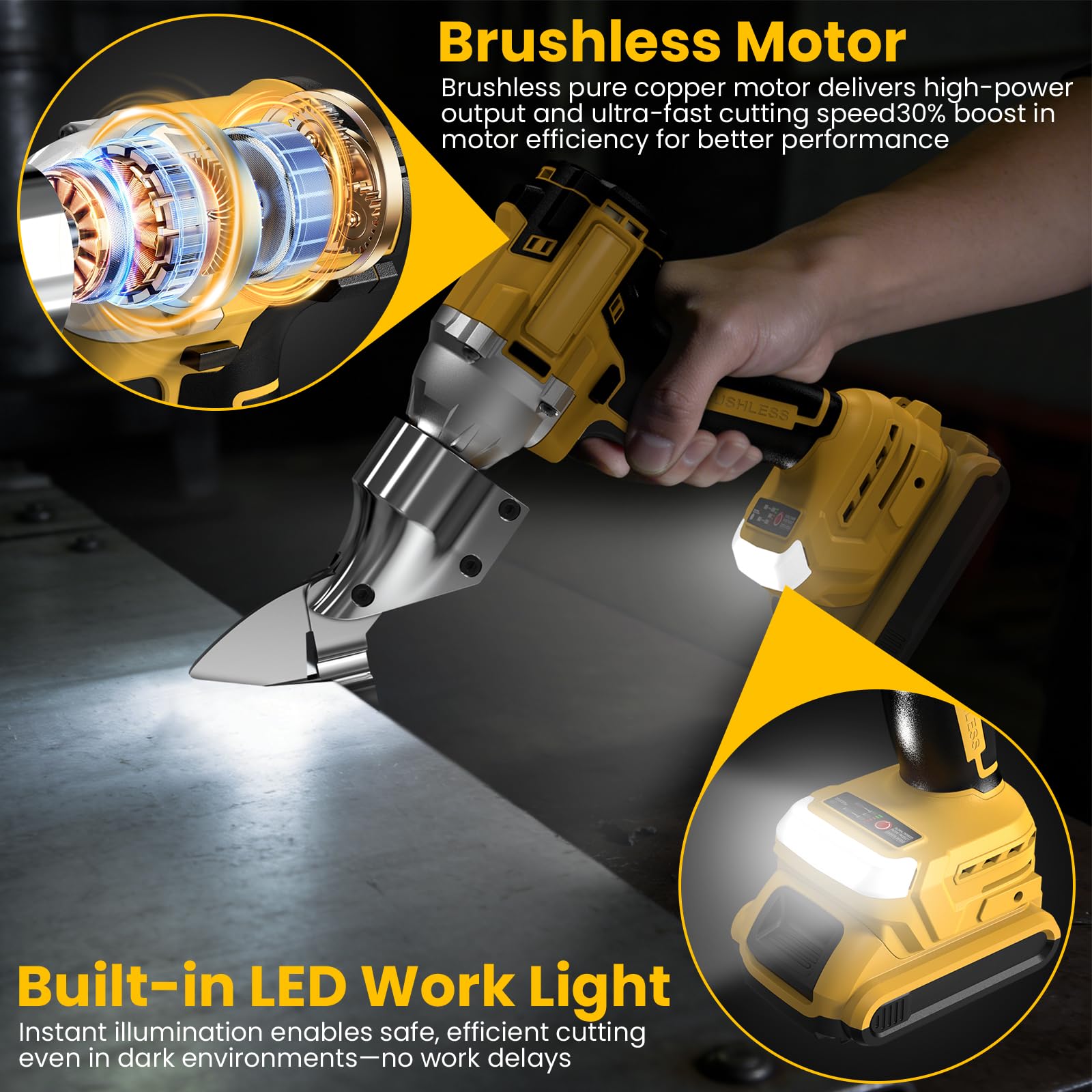 Tollkye ergonomic grip with safety lock for comfortable, controlled cutting.