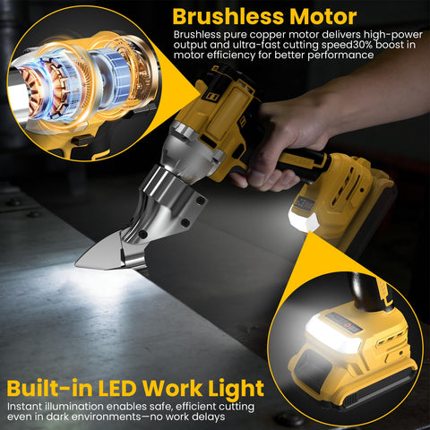 Tollkye ergonomic grip with safety lock for comfortable, controlled cutting.