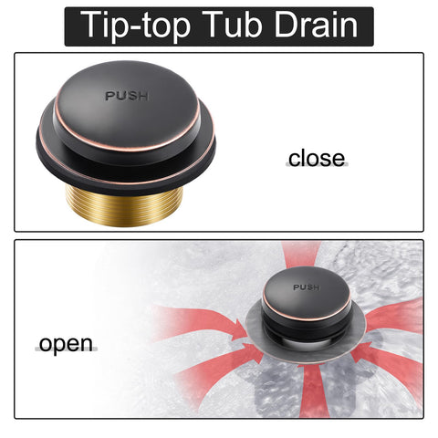 TLOZX two-hole overflow faceplate protects plumbing while matching bronze finish.