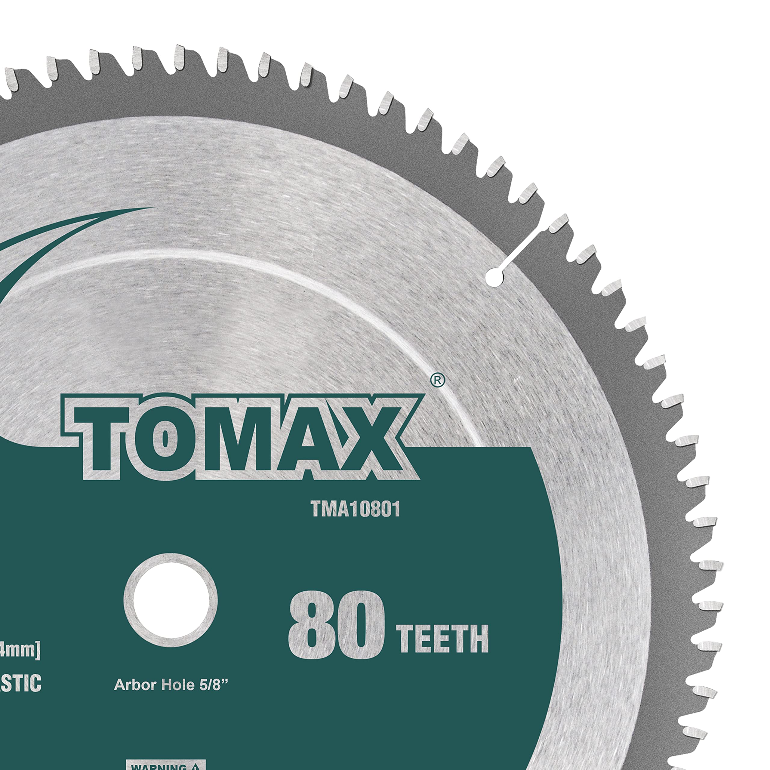TOMAX carbide teeth offer long life in metalworking tasks.
