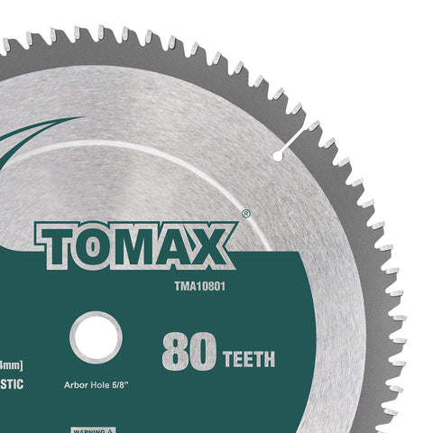 TOMAX carbide teeth offer long life in metalworking tasks.