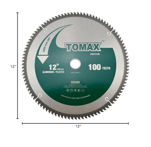 TOMAX limited lifetime warranty badge indicating product support.