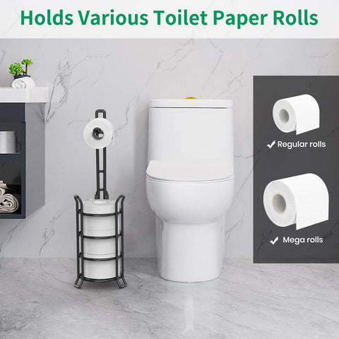 TomCare black vintage-style finish enhances bathroom decor with rust-resistant look