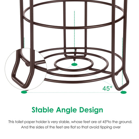 TomCare durable steel construction with bronze finish resists rust