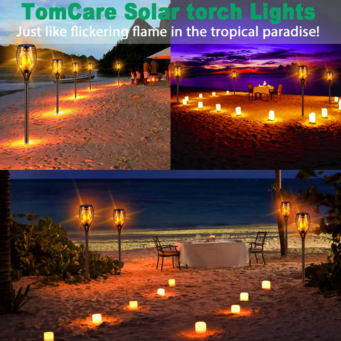 TomCare garden lighting creates cozy outdoor ambiance for events.
