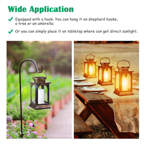 TomCare all-metal bronze lantern close-up highlighting durability.