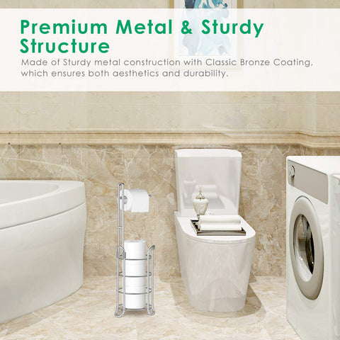TomCare rust-proof finish maintains a sleek look in damp spaces.