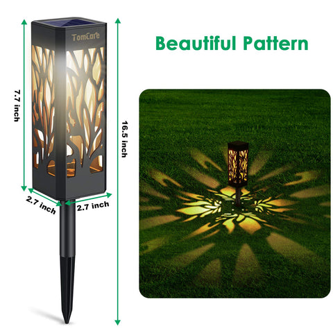 TomCare solar pathway lights IP65 waterproof for outdoor durability