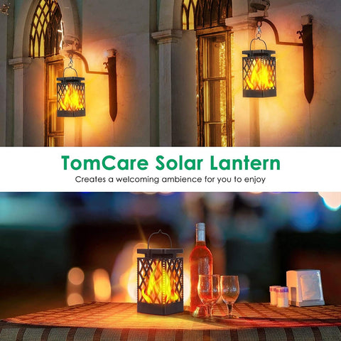 TomCare vintage hollow design lantern adds classic outdoor charm