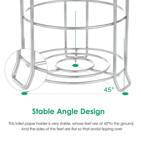 TomCare steel-wire construction ensures durable, rust-resistant bathroom accessory.