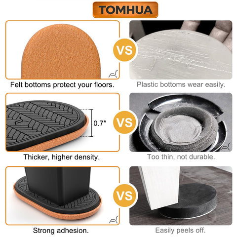 TOMHUA reusable eco-friendly sliders for sustainable moving.