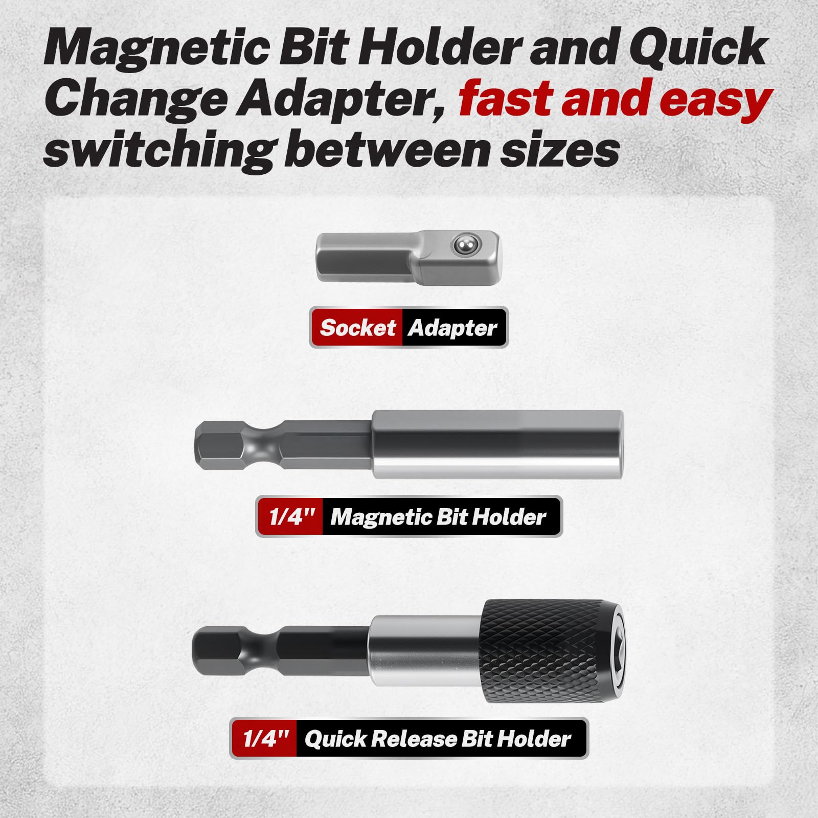 TOMMARS long 2.95 inch bits reach tight spaces