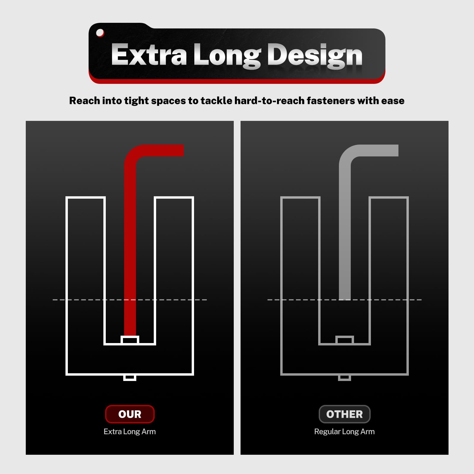 TOMMARS 26‑pc SAE sizes range from 1/16 to 3/8 inch for common hardware